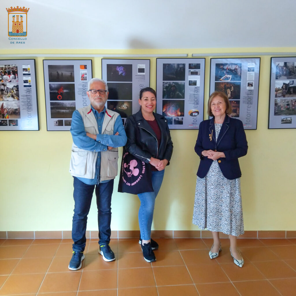 01 inaguracion da exposición Galicia en Foco na Casa da Xuventude de Ares 2023